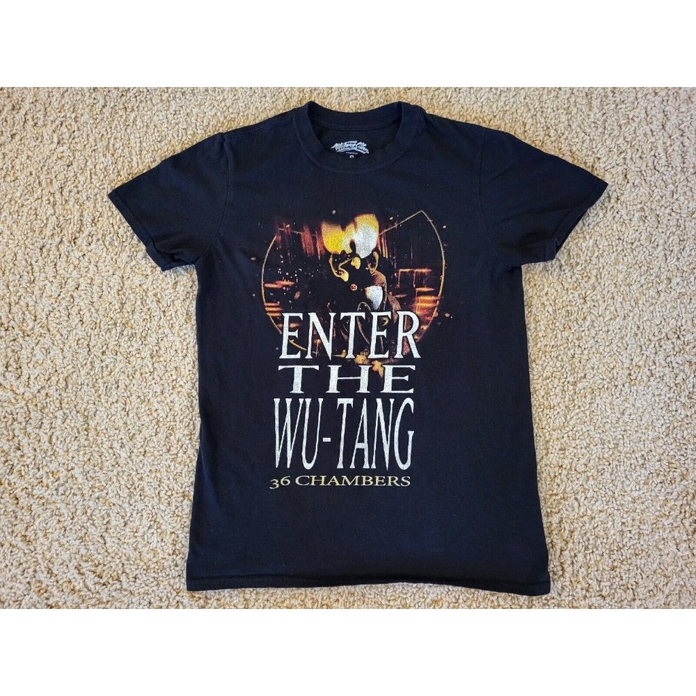 Wu Tang Clan 36 Chambers Shirt Enter The Wu Tang Tee Size Small Black